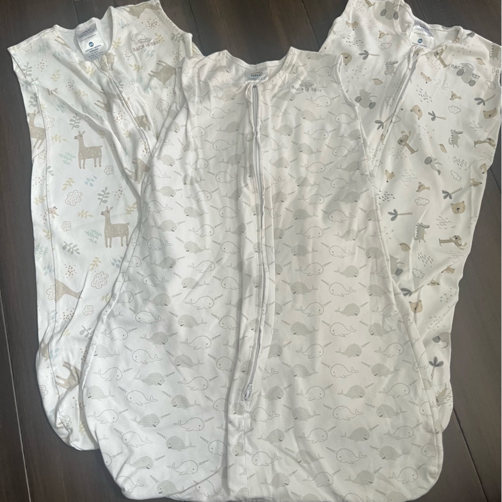 Halo baby Sleep Sacks 3 piece bundle